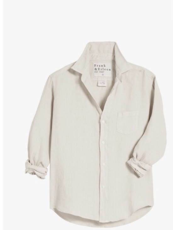 Frank & Eileen Tops - Frank & Eileen Beige Button-Down Shirt M